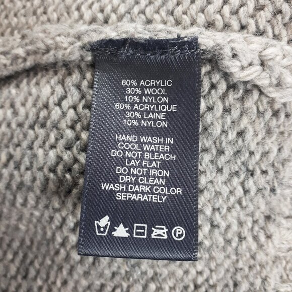 Kenneth Cole Reaction Light Grey Cable Knit Sweater - Picture 12 of 12